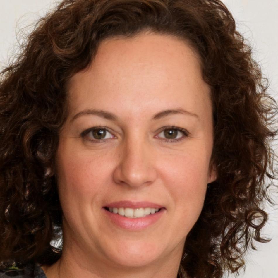 Porträt von Katarzyna Wójcik bei der Arbeit